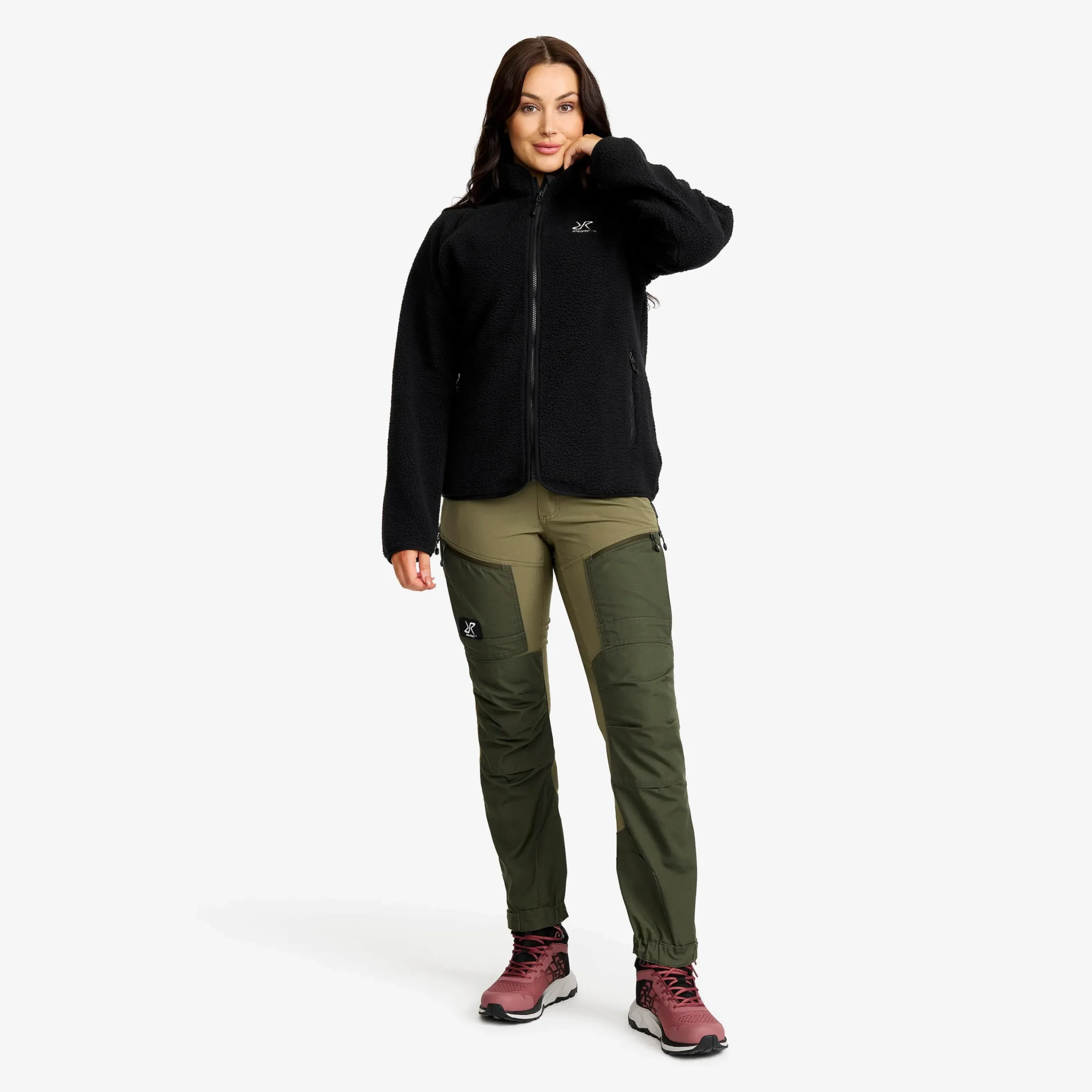 Canyon Full-zip Pile Fleece Damen Black