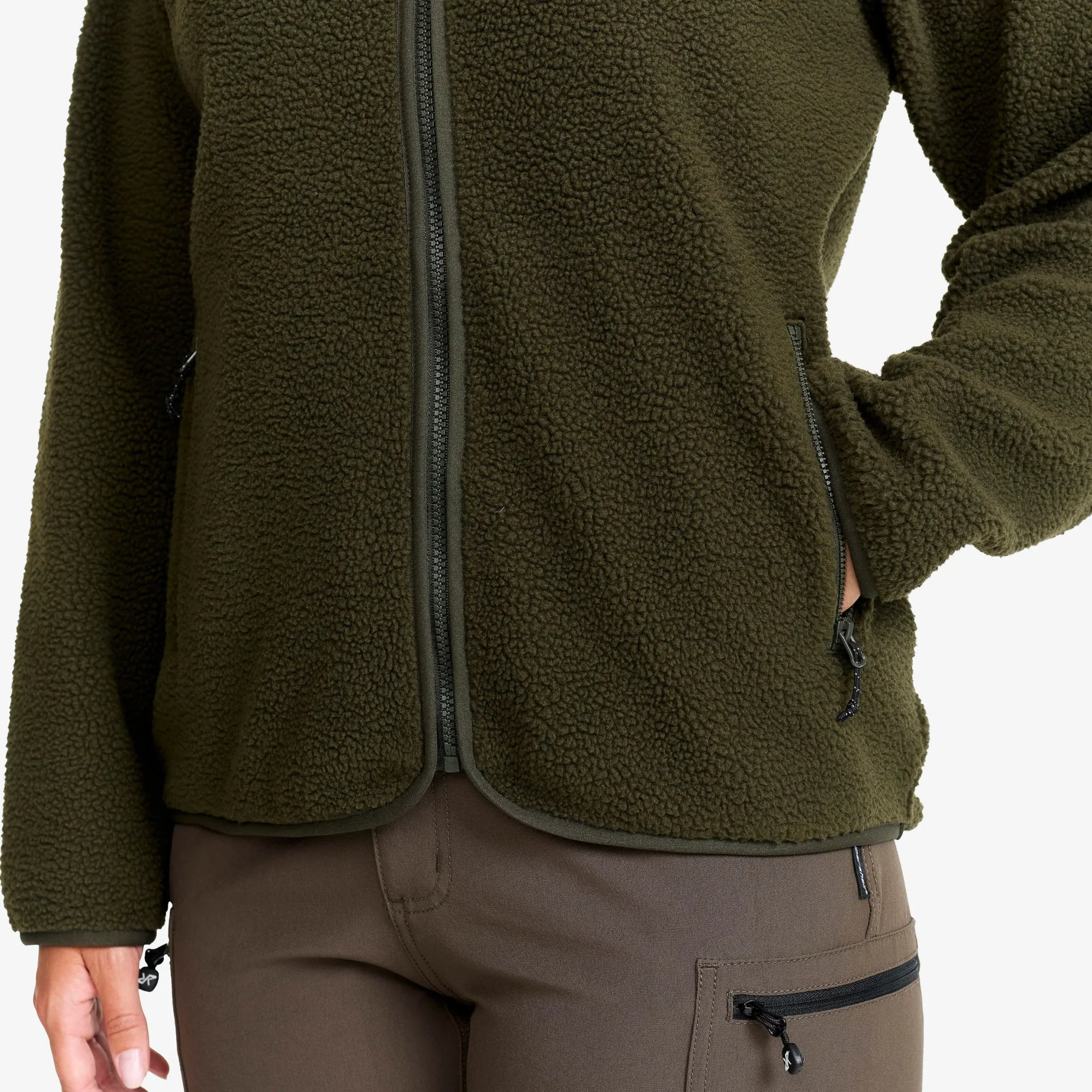 Canyon Full-zip Pile Fleece Damen Forest Night