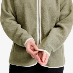 Canyon Full-zip Pile Fleece Damen Vetiver Green/Oatmeal