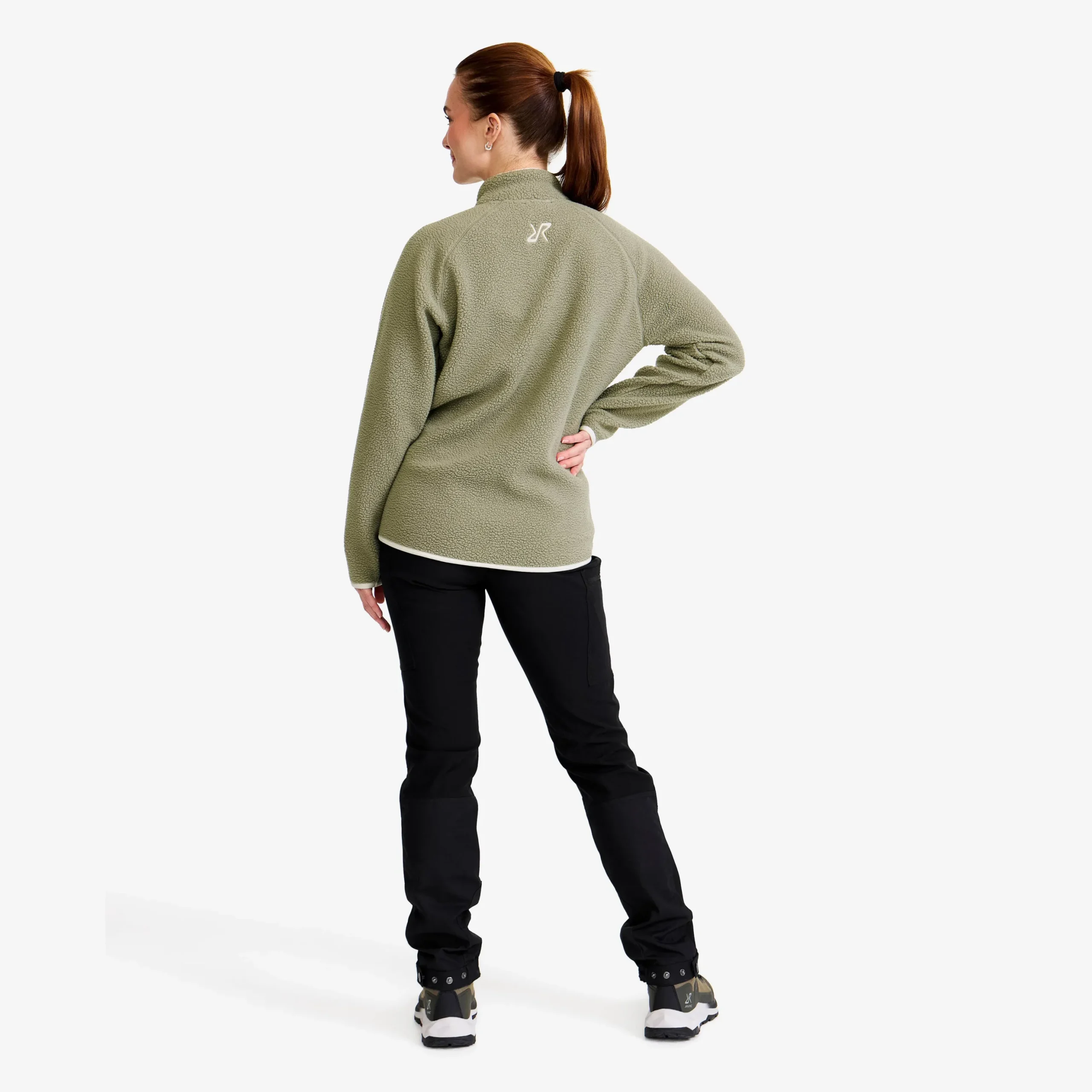 Canyon Full-zip Pile Fleece Damen Vetiver Green/Oatmeal