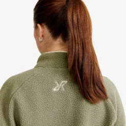Canyon Full-zip Pile Fleece Damen Vetiver Green/Oatmeal