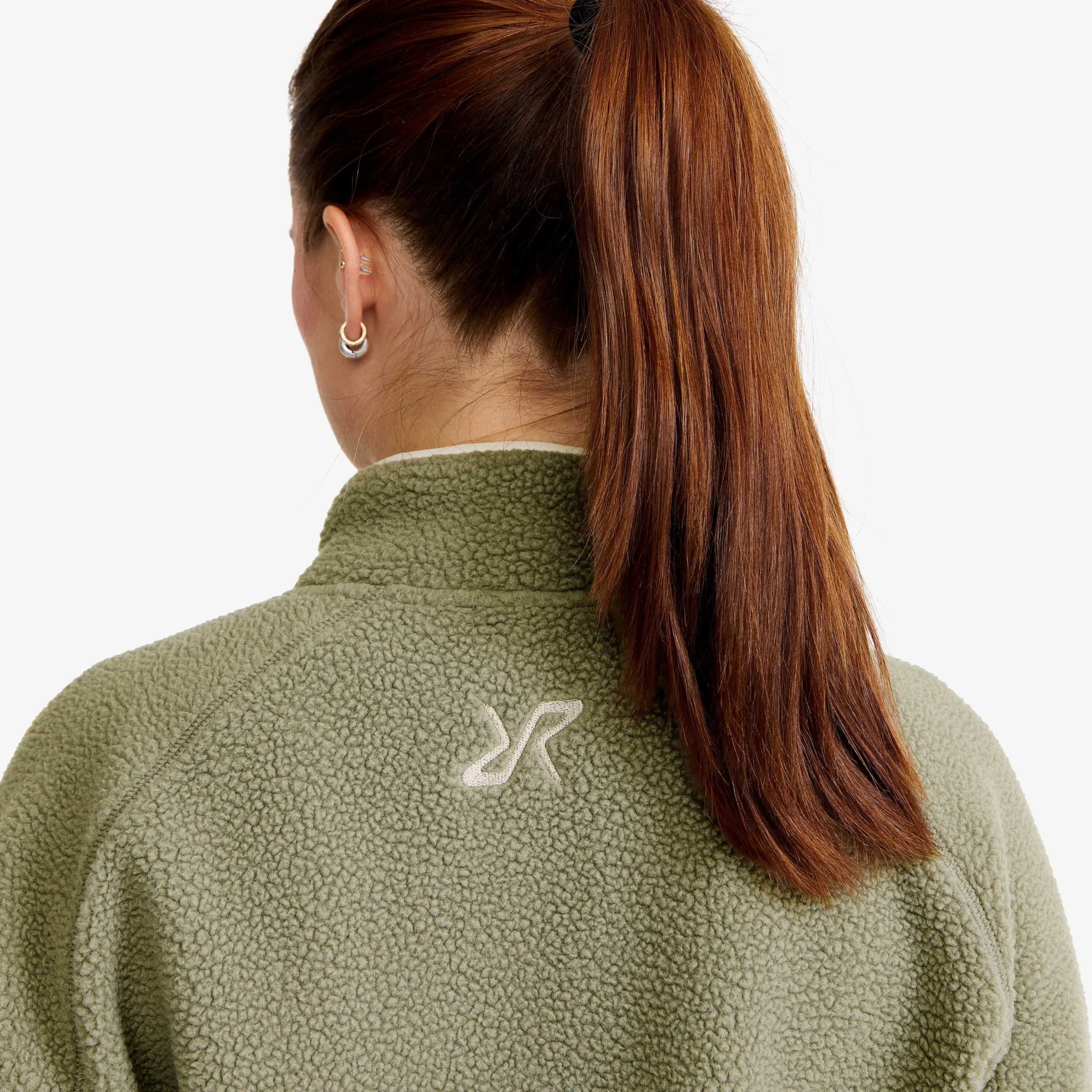 Canyon Full-zip Pile Fleece Damen Vetiver Green/Oatmeal