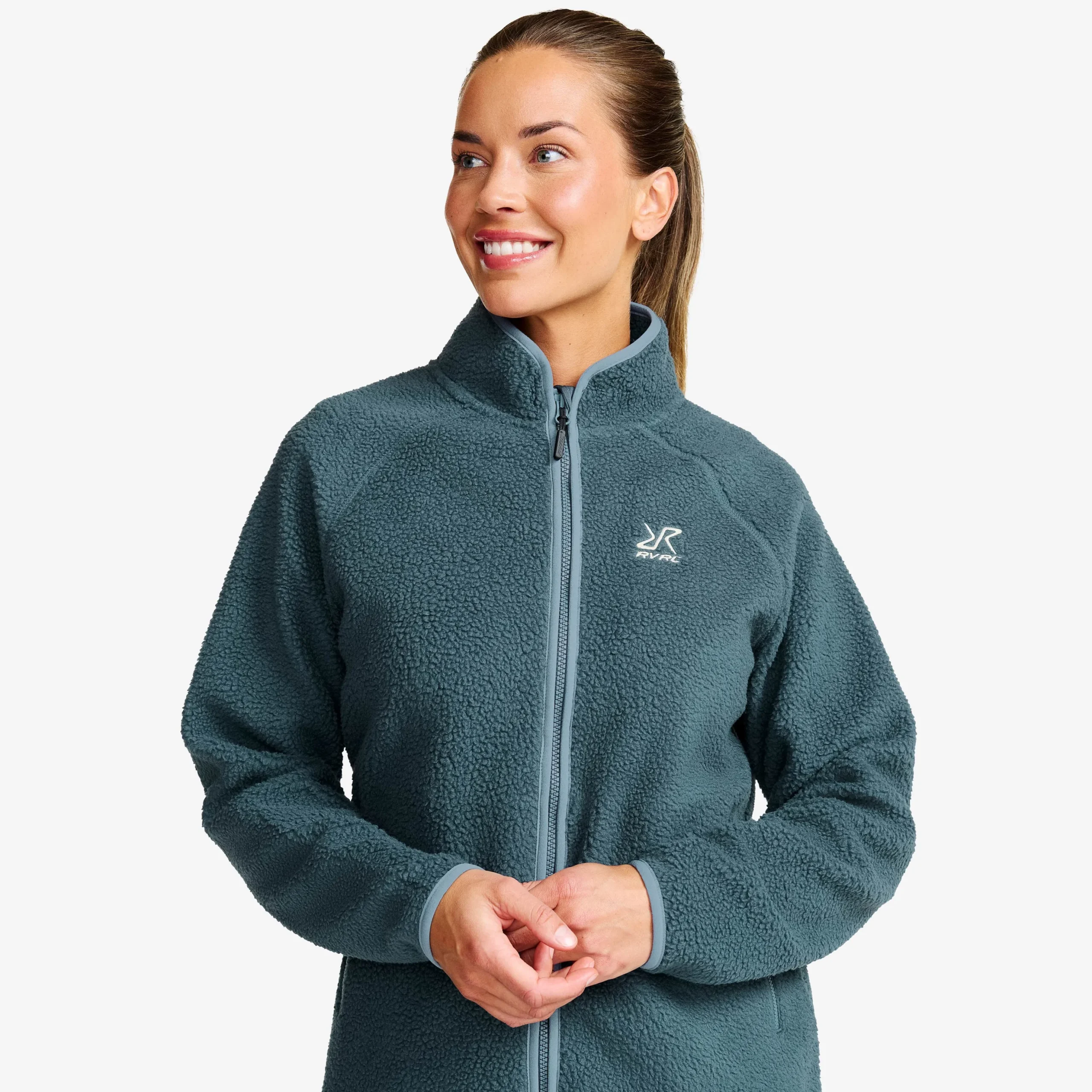 Canyon Full-zip Pile Fleece Damen Orion Blue/Blue Mirage