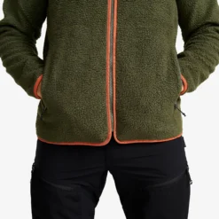 Canyon Full-zip Pile Fleece Herren Forest Night/Rusty Orange