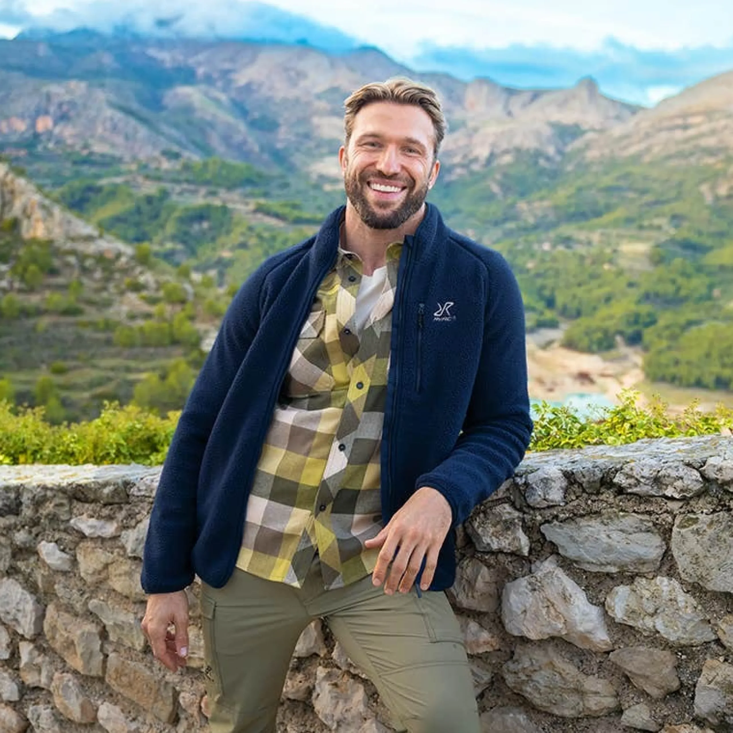 Canyon Full-zip Pile Fleece Herren Navy