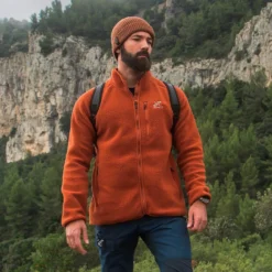 Canyon Full-zip Pile Fleece Herren Terracotta Brown