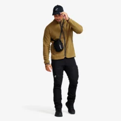 Canyon Full-zip Pile Fleece Herren Kangaroo Brown