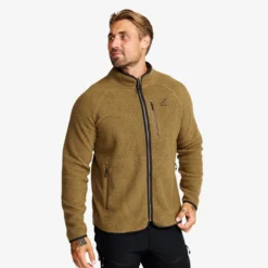 Canyon Full-zip Pile Fleece Herren Kangaroo Brown