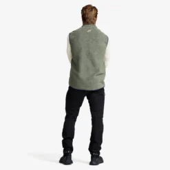 Canyon Full-zip Pile Fleece Vest Herren Castor Gray/Navy