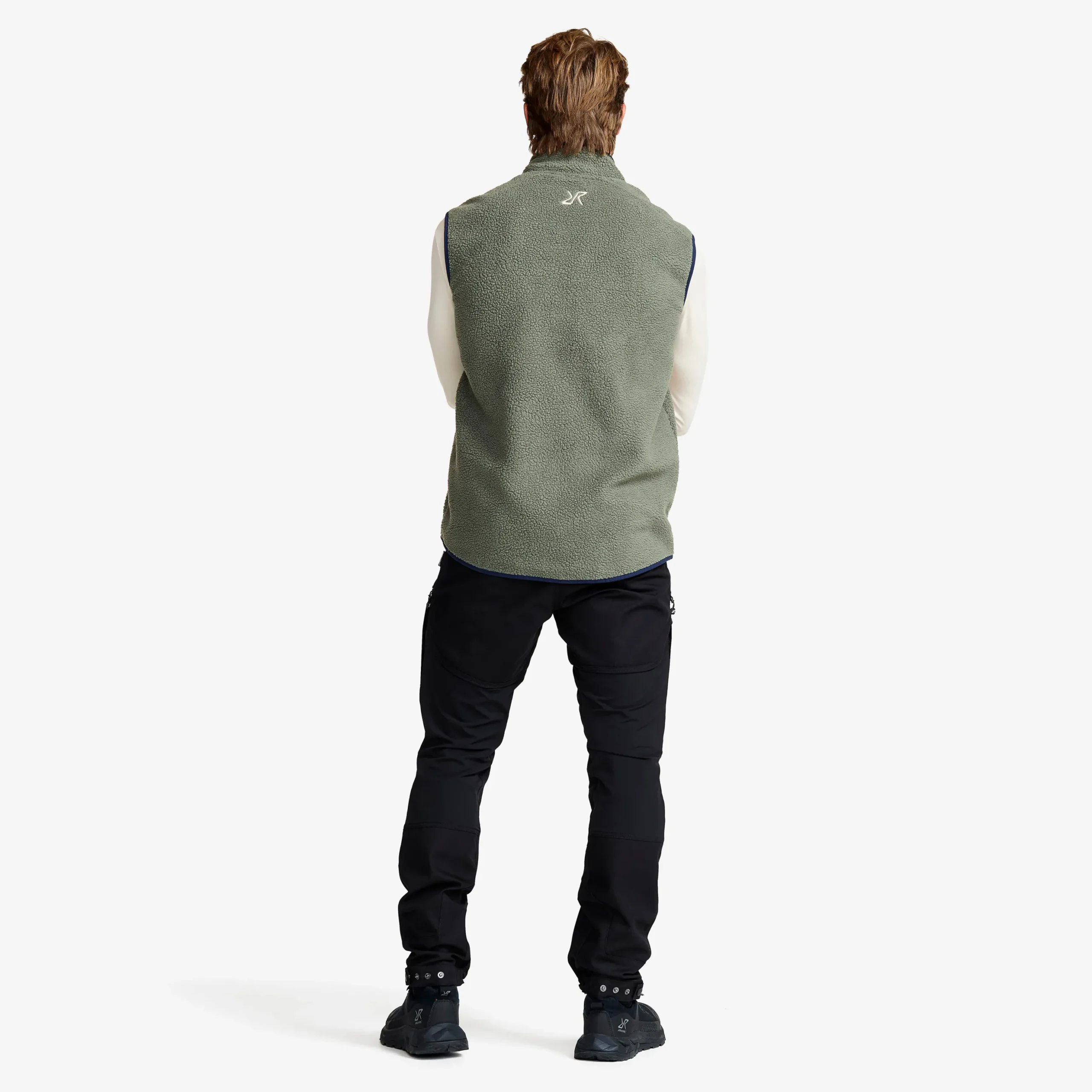 Canyon Full-zip Pile Fleece Vest Herren Castor Gray/Navy