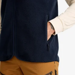 Canyon Full-zip Pile Fleece Vest Herren Navy