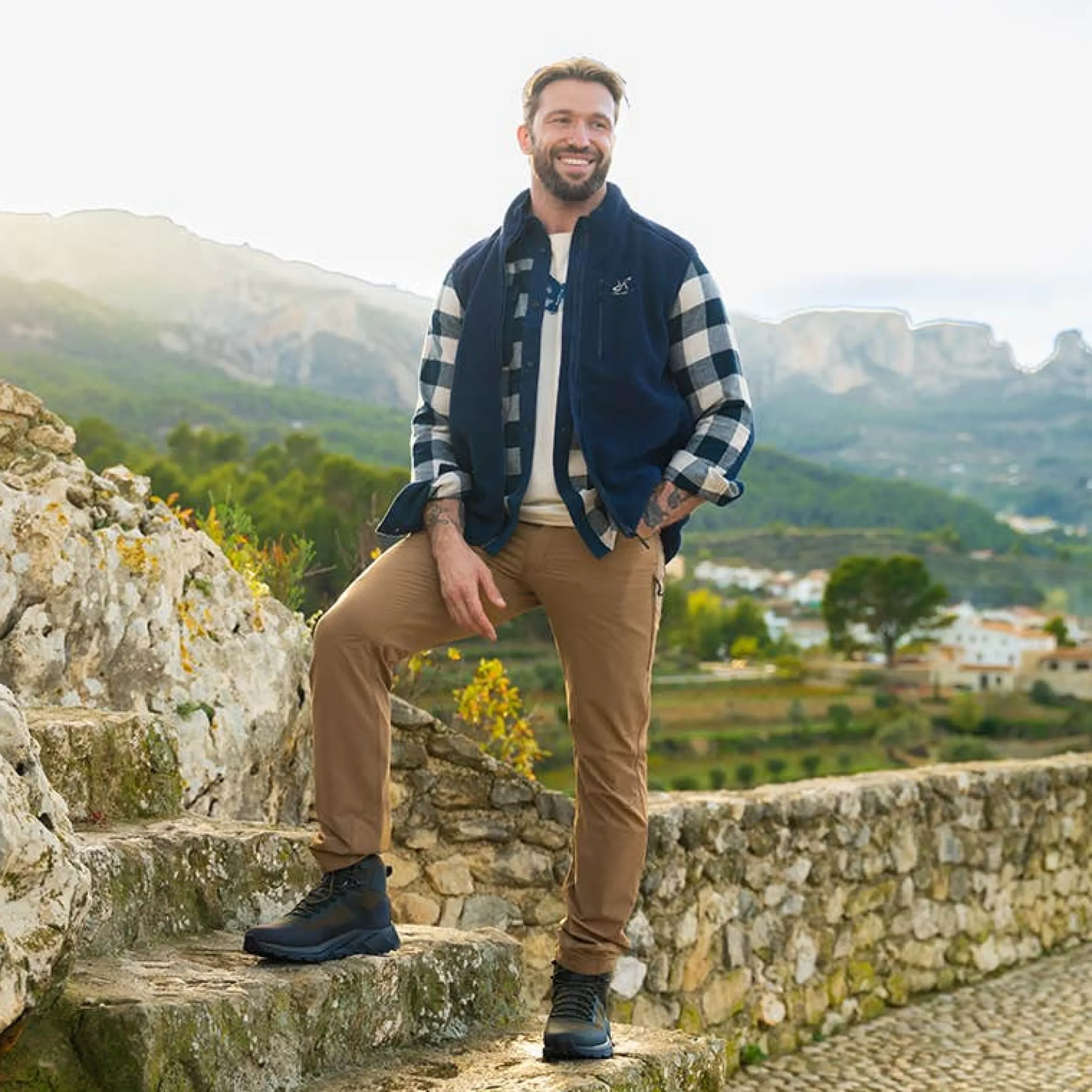 Canyon Full-zip Pile Fleece Vest Herren Navy
