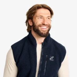 Canyon Full-zip Pile Fleece Vest Herren Navy