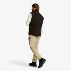 Canyon Full-zip Pile Fleece Vest Herren Espresso