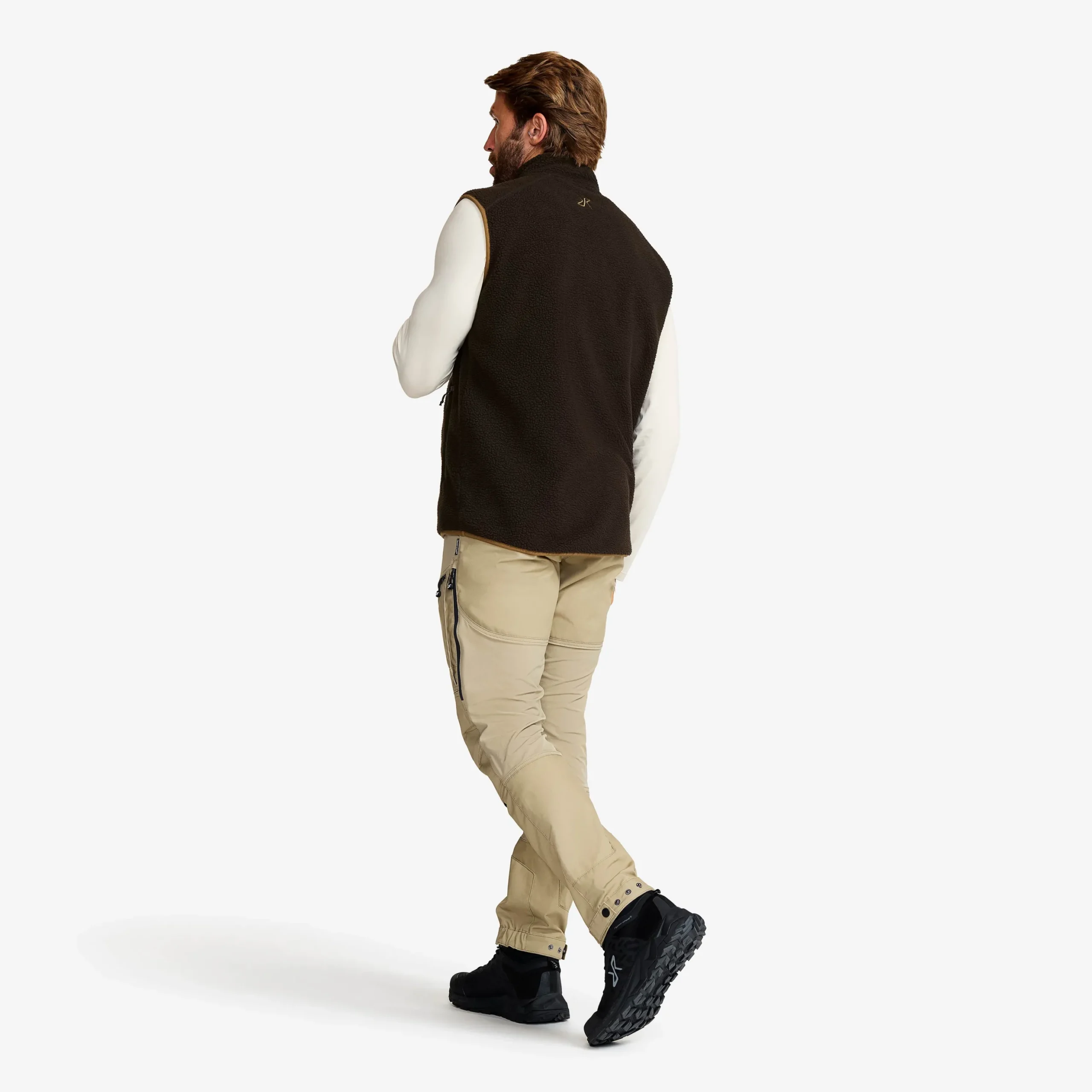 Canyon Full-zip Pile Fleece Vest Herren Espresso