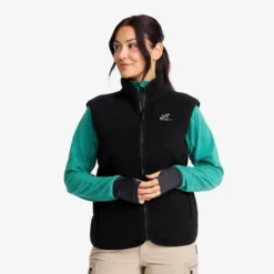 Canyon Full-zip Pile Fleece Vest Damen Black