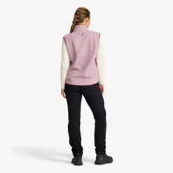 Canyon Full-zip Pile Fleece Vest Damen Dusty Mauve