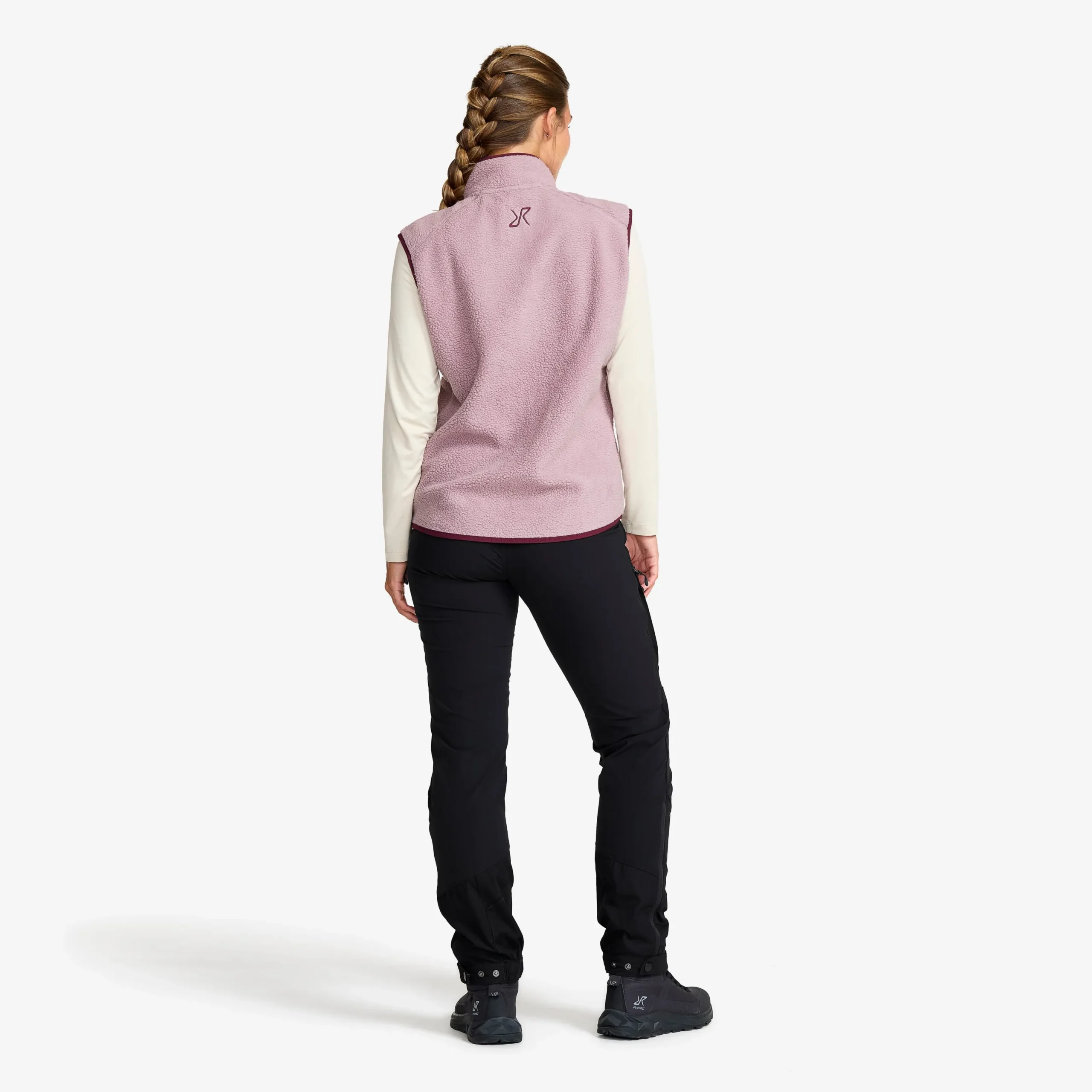 Canyon Full-zip Pile Fleece Vest Damen Dusty Mauve