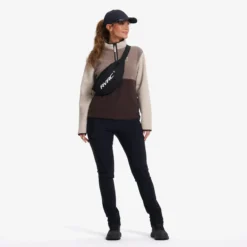 Canyon Half-zip Pile Fleece Damen Seal Brown/Peyote