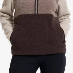 Canyon Half-zip Pile Fleece Damen Seal Brown/Peyote