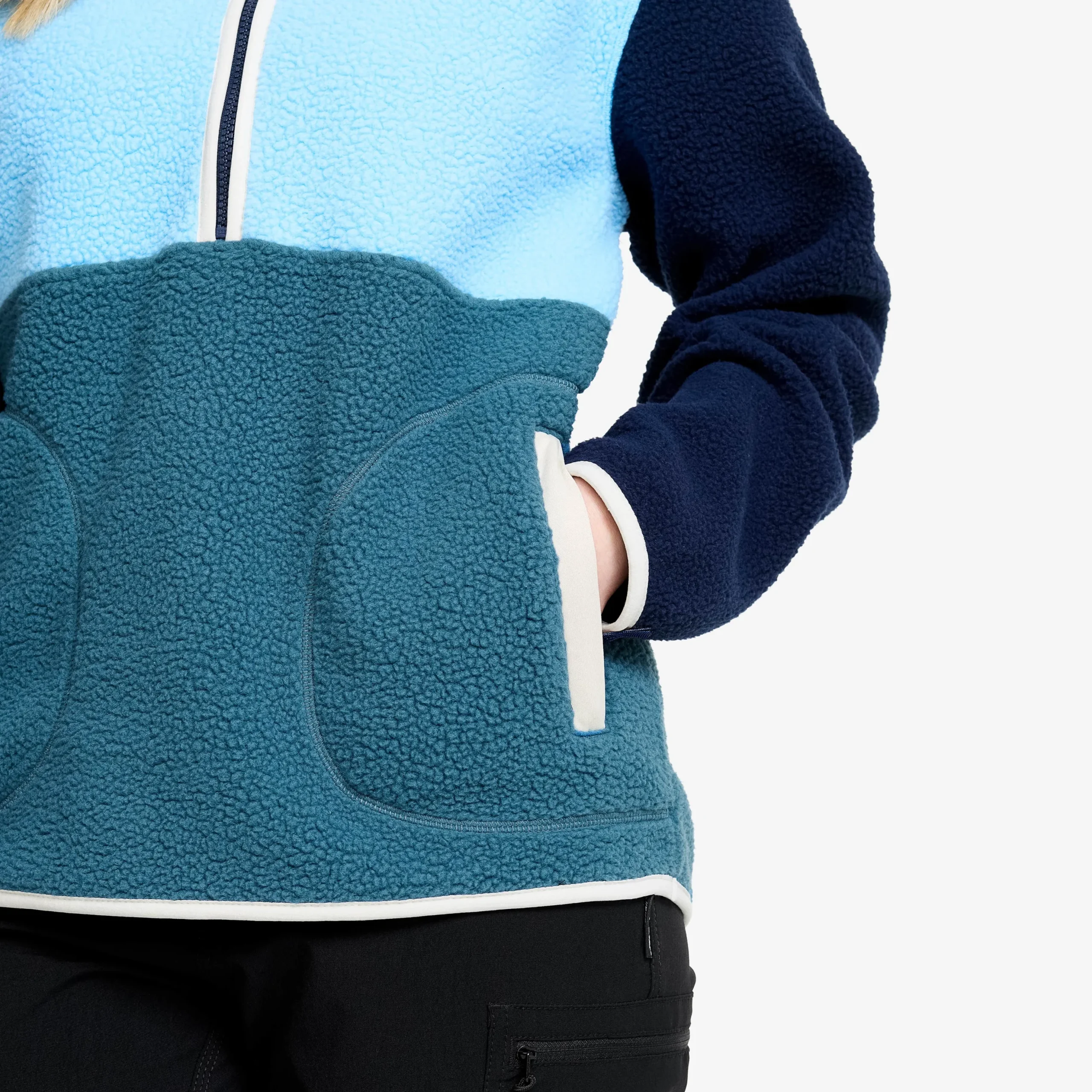 Canyon Half-zip Pile Fleece Damen Navy/Alaskan Blue