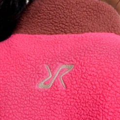 Canyon Half-zip Pile Fleece Damen Apple Butter/Fandango Pink