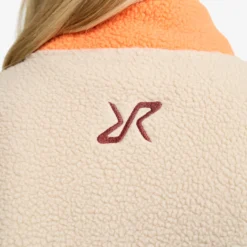 Canyon Half-zip Pile Fleece Damen Peach Fuzz/Copper Tan