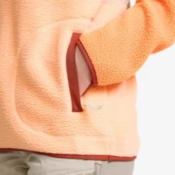 Canyon Half-zip Pile Fleece Damen Peach Fuzz/Copper Tan