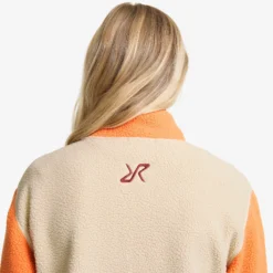 Canyon Half-zip Pile Fleece Damen Peach Fuzz/Copper Tan