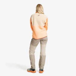 Canyon Half-zip Pile Fleece Damen Peach Fuzz/Copper Tan