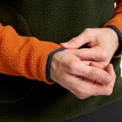 Canyon Half-zip Pile Fleece Herren Terracotta Brown/Cypress