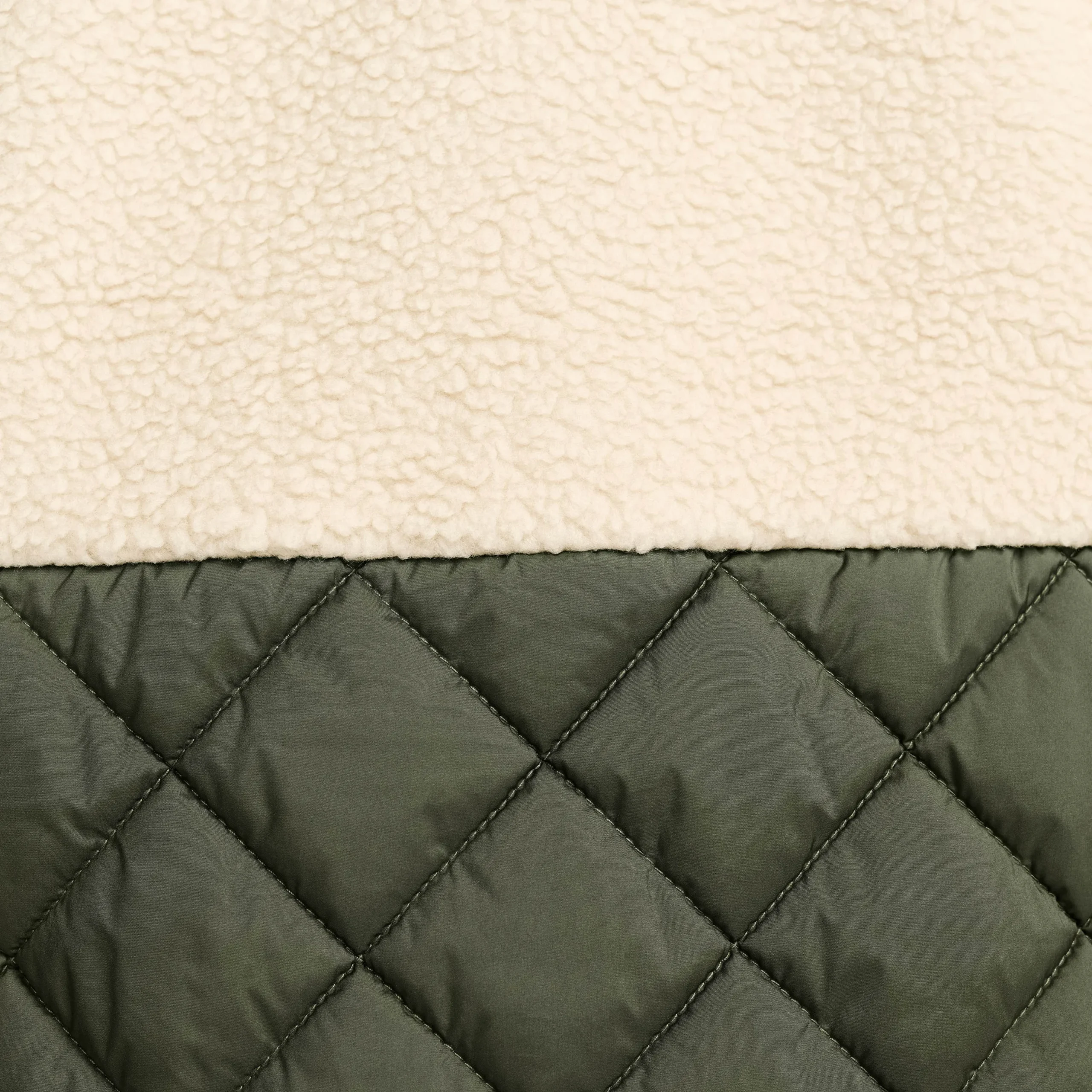 Canyon Hybrid Pile Fleece Damen Oatmeal/Kambaba Green