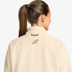 Canyon Hybrid Pile Fleece Damen Oatmeal/Kambaba Green