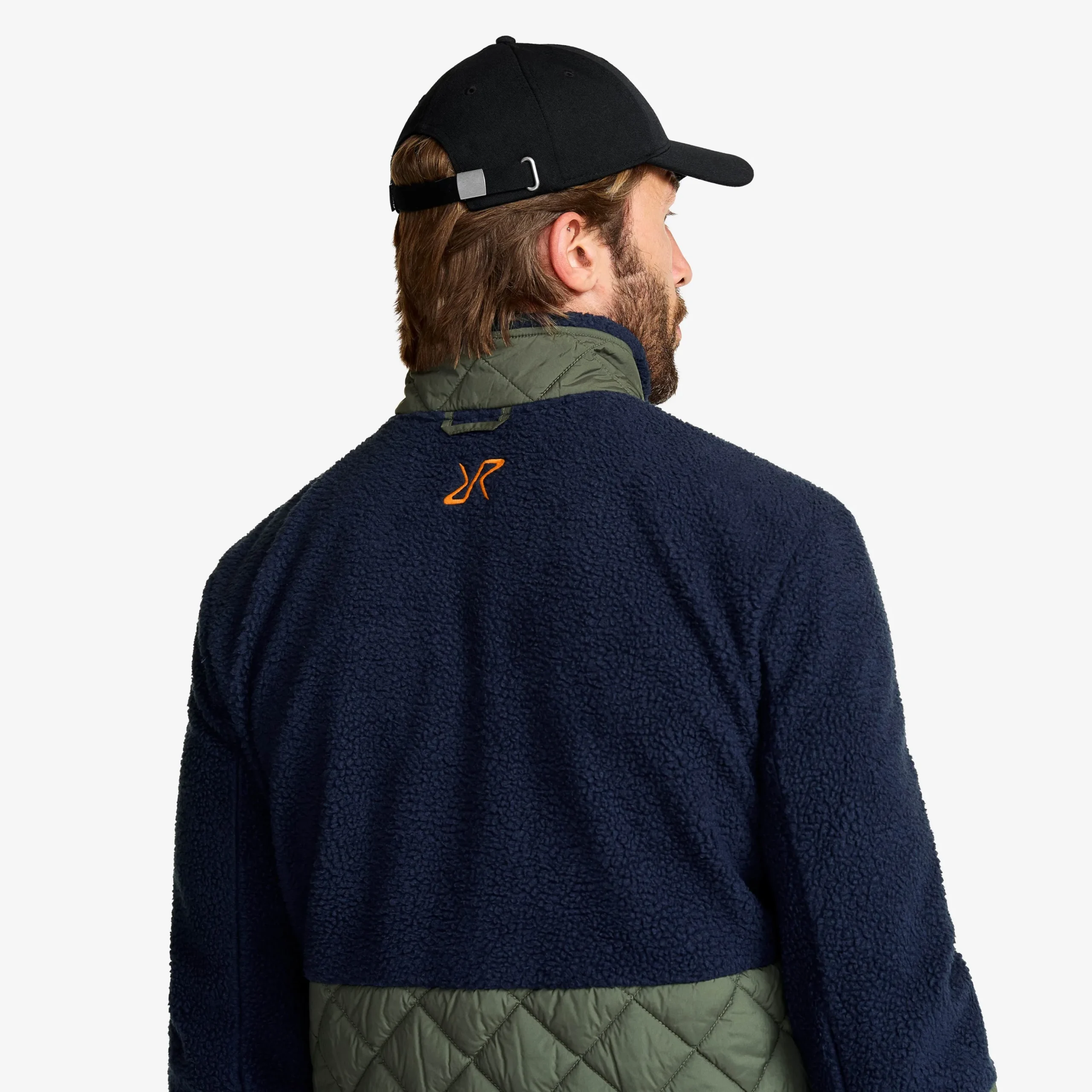 Canyon Hybrid Pile Fleece Herren Navy/Kambaba Green