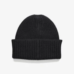 Chunky Wool Beanie Black