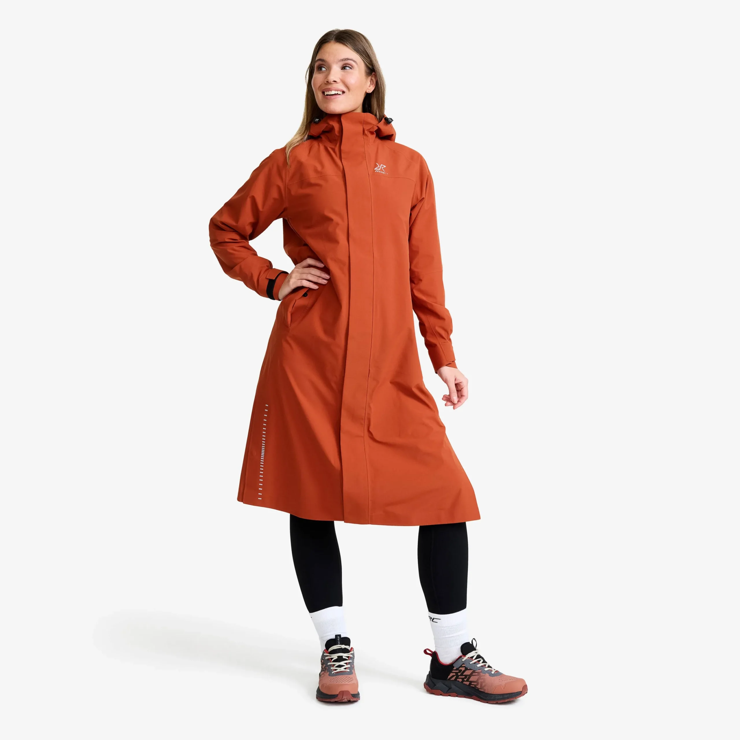 Cloud 3L Long Shell Parka Damen Rusty Orange