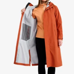 Cloud 3L Long Shell Parka Damen Rusty Orange