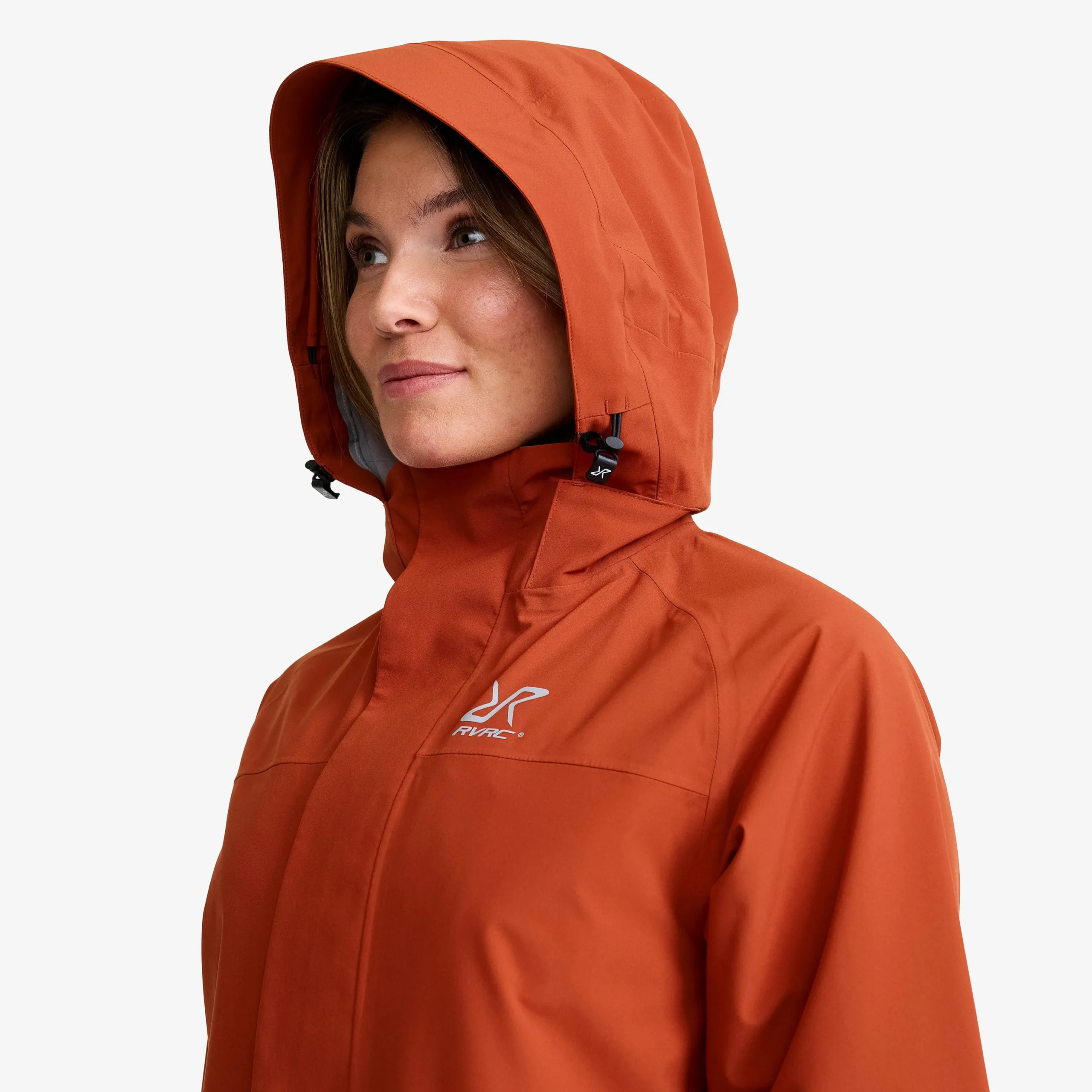 Cloud 3L Long Shell Parka Damen Rusty Orange