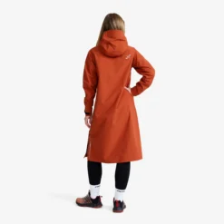 Cloud 3L Long Shell Parka Damen Rusty Orange