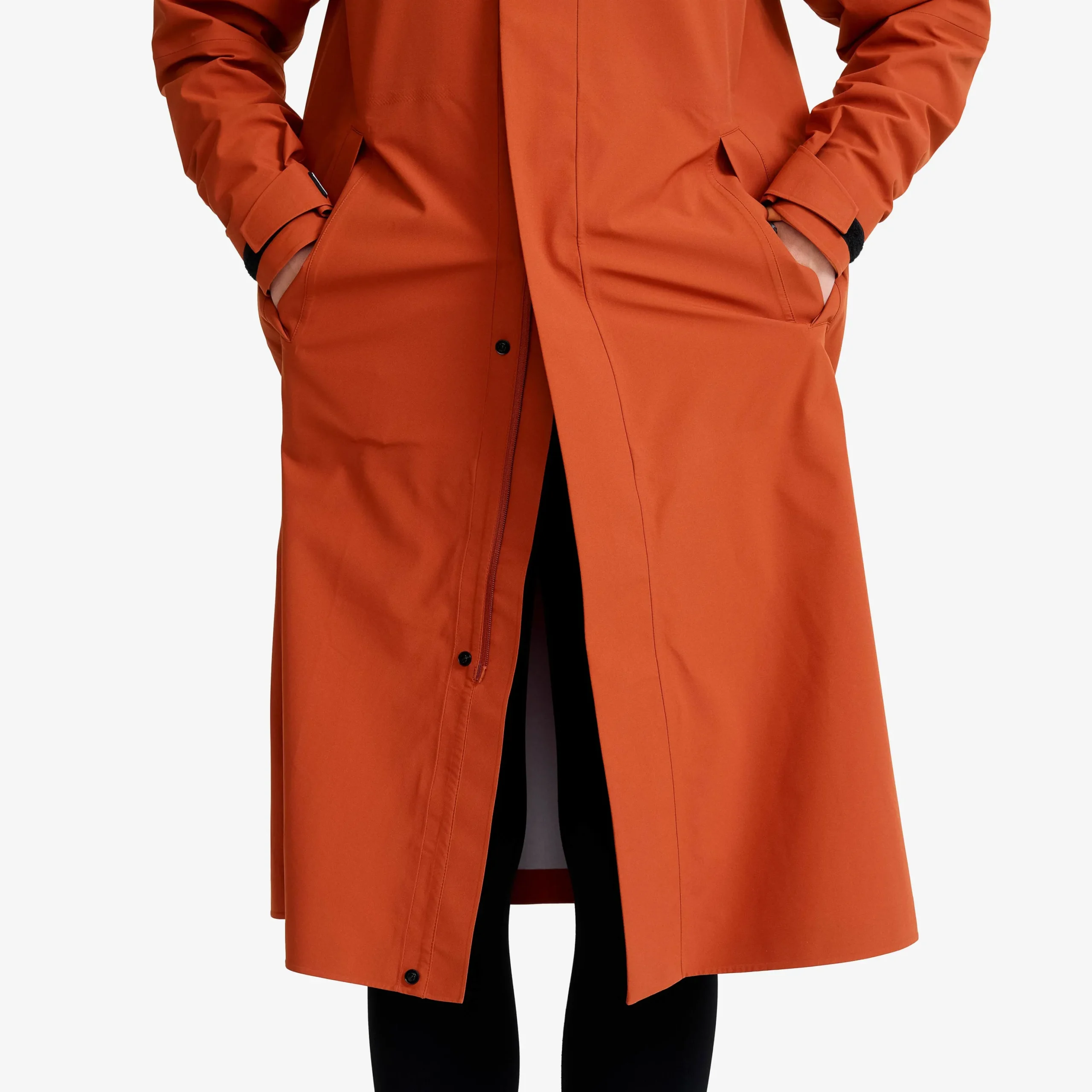 Cloud 3L Long Shell Parka Damen Rusty Orange