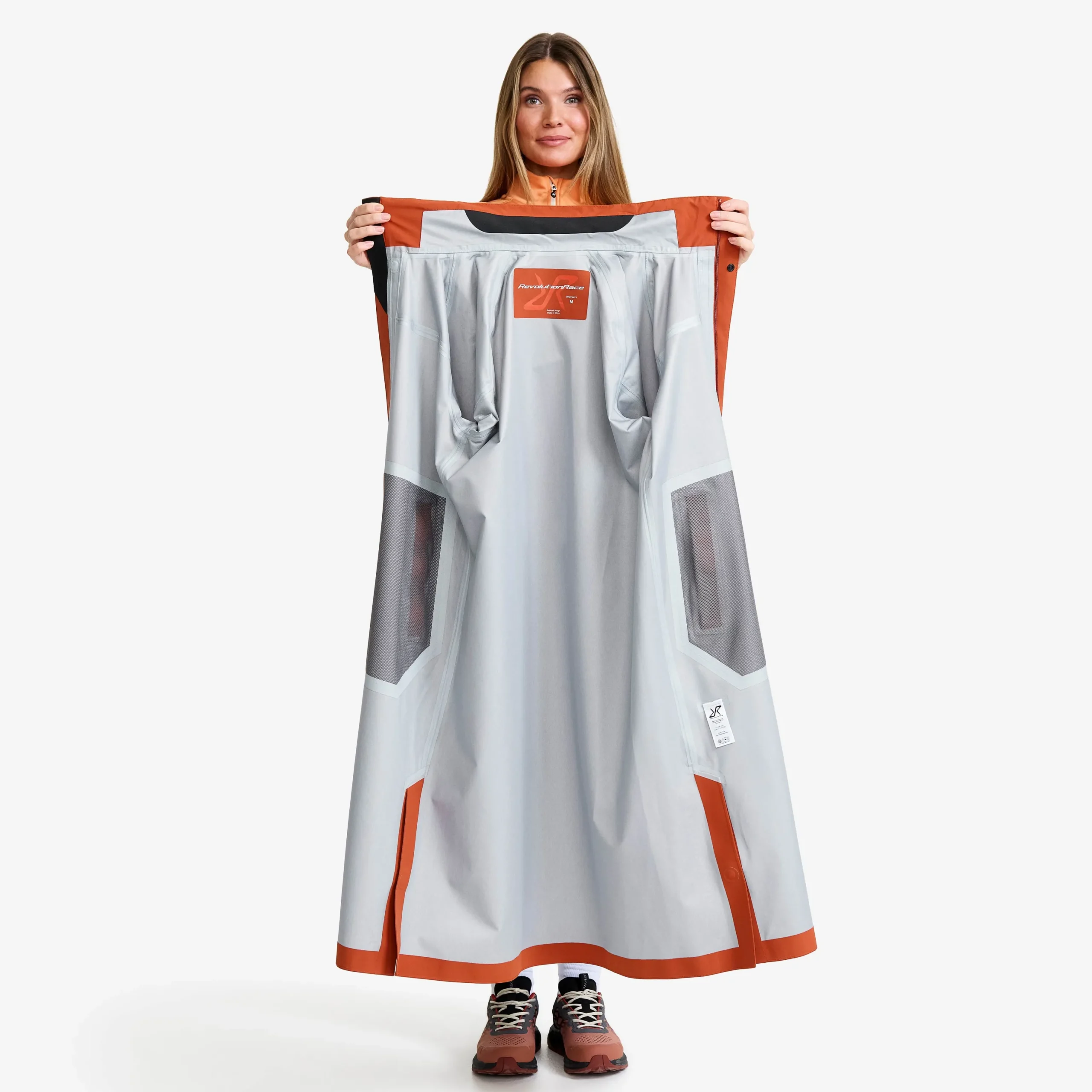 Cloud 3L Long Shell Parka Damen Rusty Orange