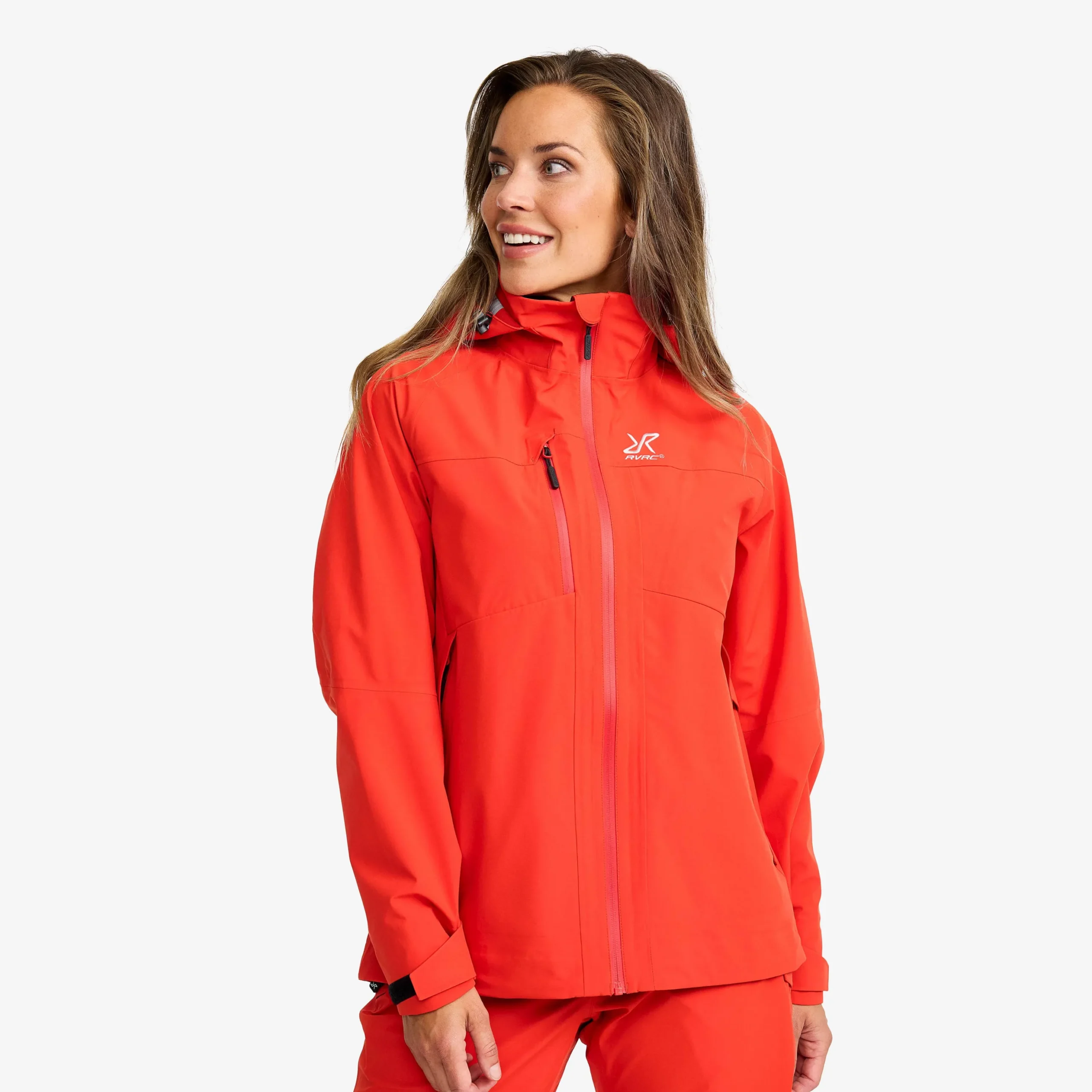 Cloud 3L Shell Jacket Damen Aurora Red