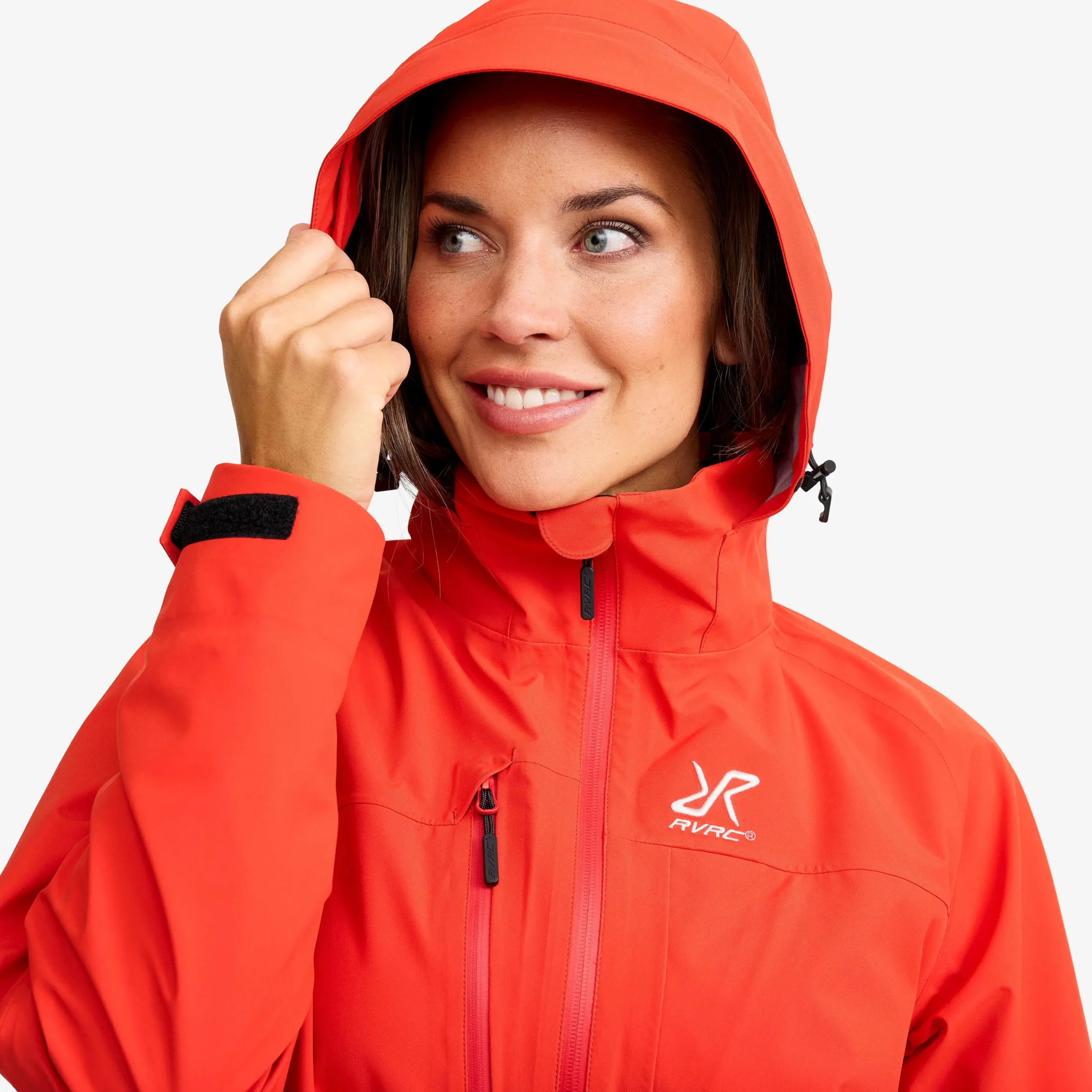 Cloud 3L Shell Jacket Damen Aurora Red