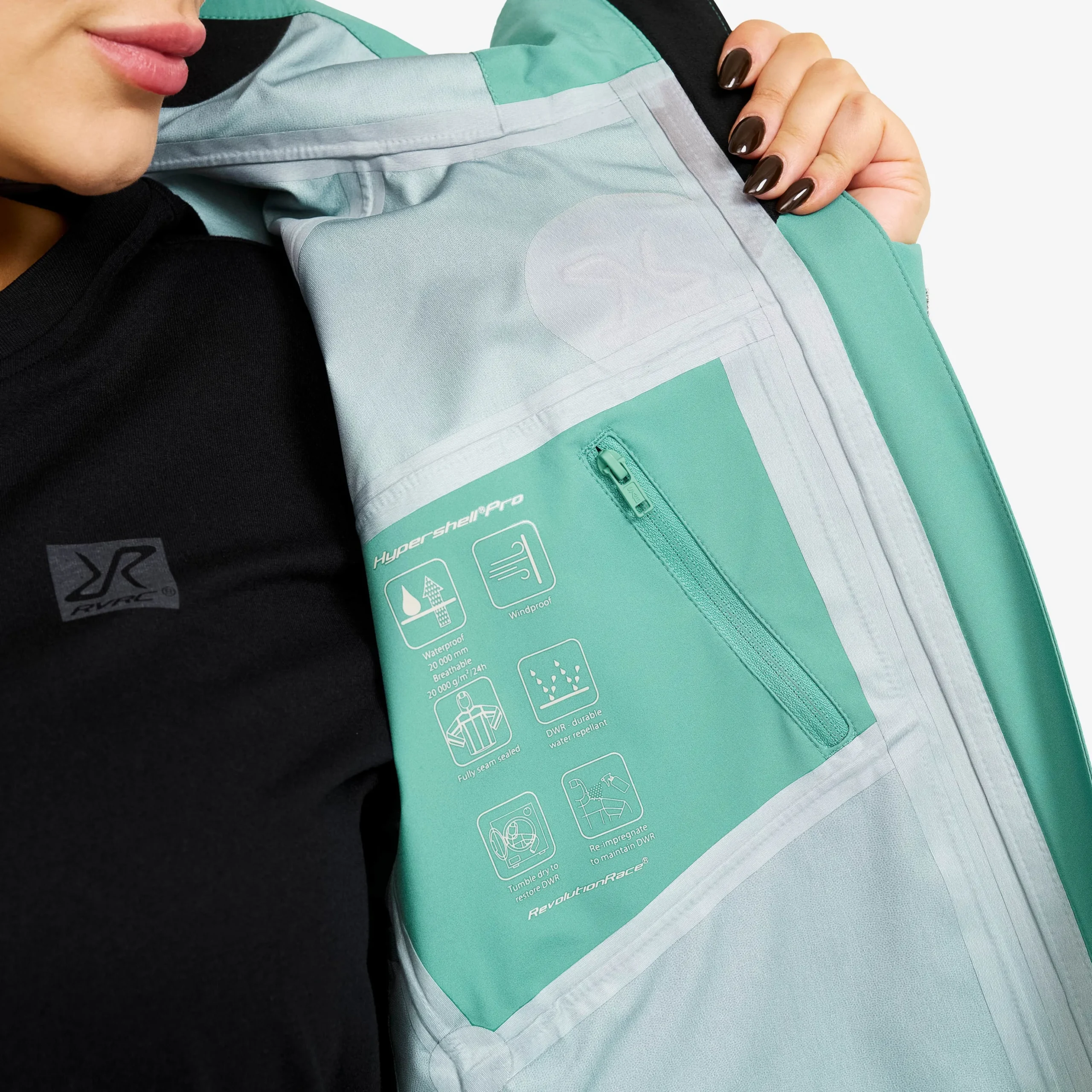 Cloud 3L Shell Jacket Damen Bristol Blue