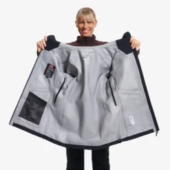 Cyclone Long 3L Jacket Damen Black