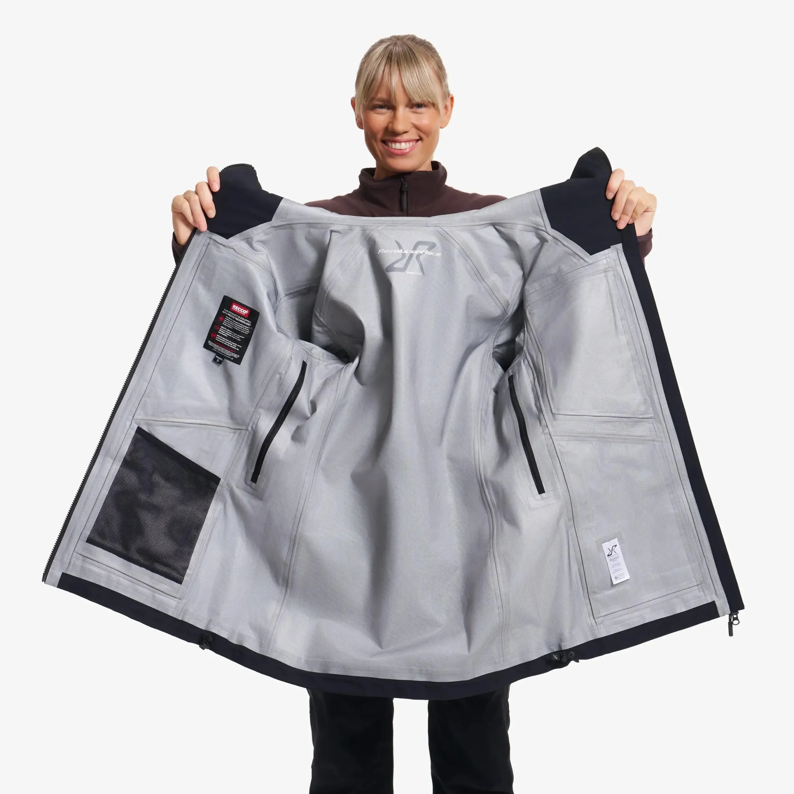Cyclone Long 3L Jacket Damen Black