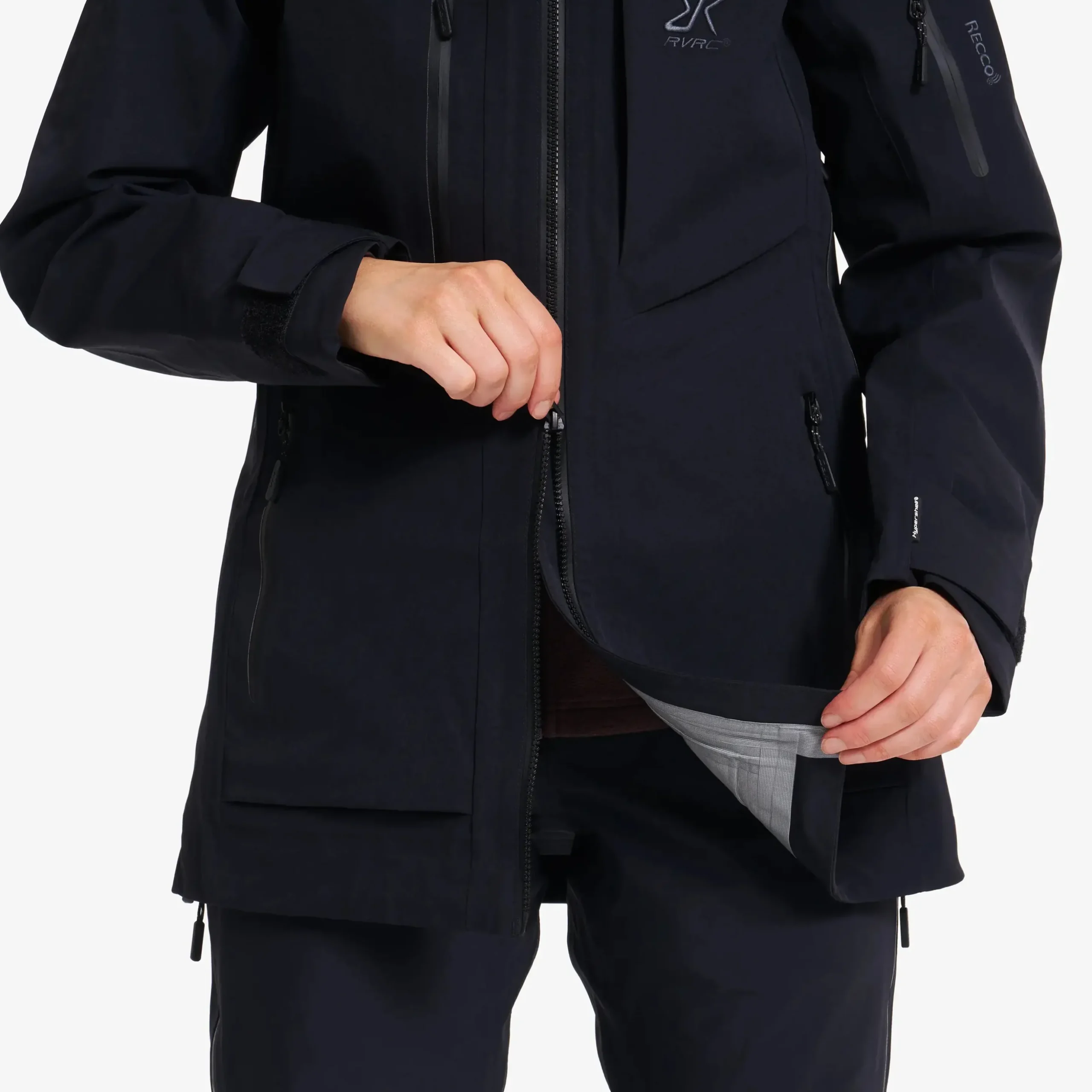 Cyclone Long 3L Jacket Damen Black