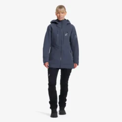 Cyclone Long 3L Jacket Damen India Ink