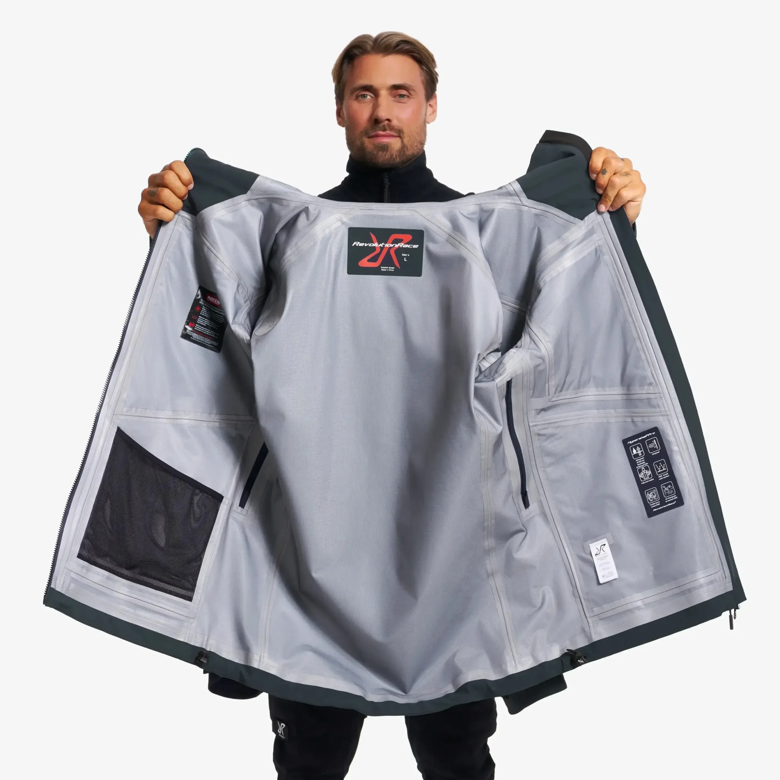 Cyclone Long 3L Jacket Herren Dark Navy