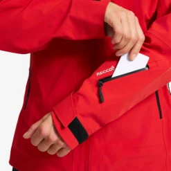 Cyclone 3L Shell Jacket Damen Aura Red